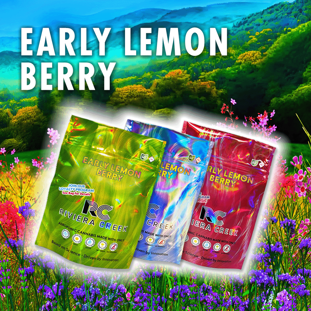 Early lemon berry colorful bags of flower