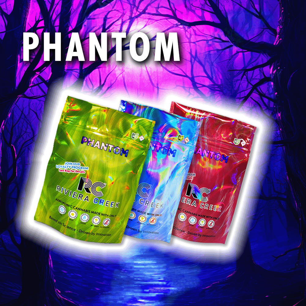 Phantom colorful bags of flower