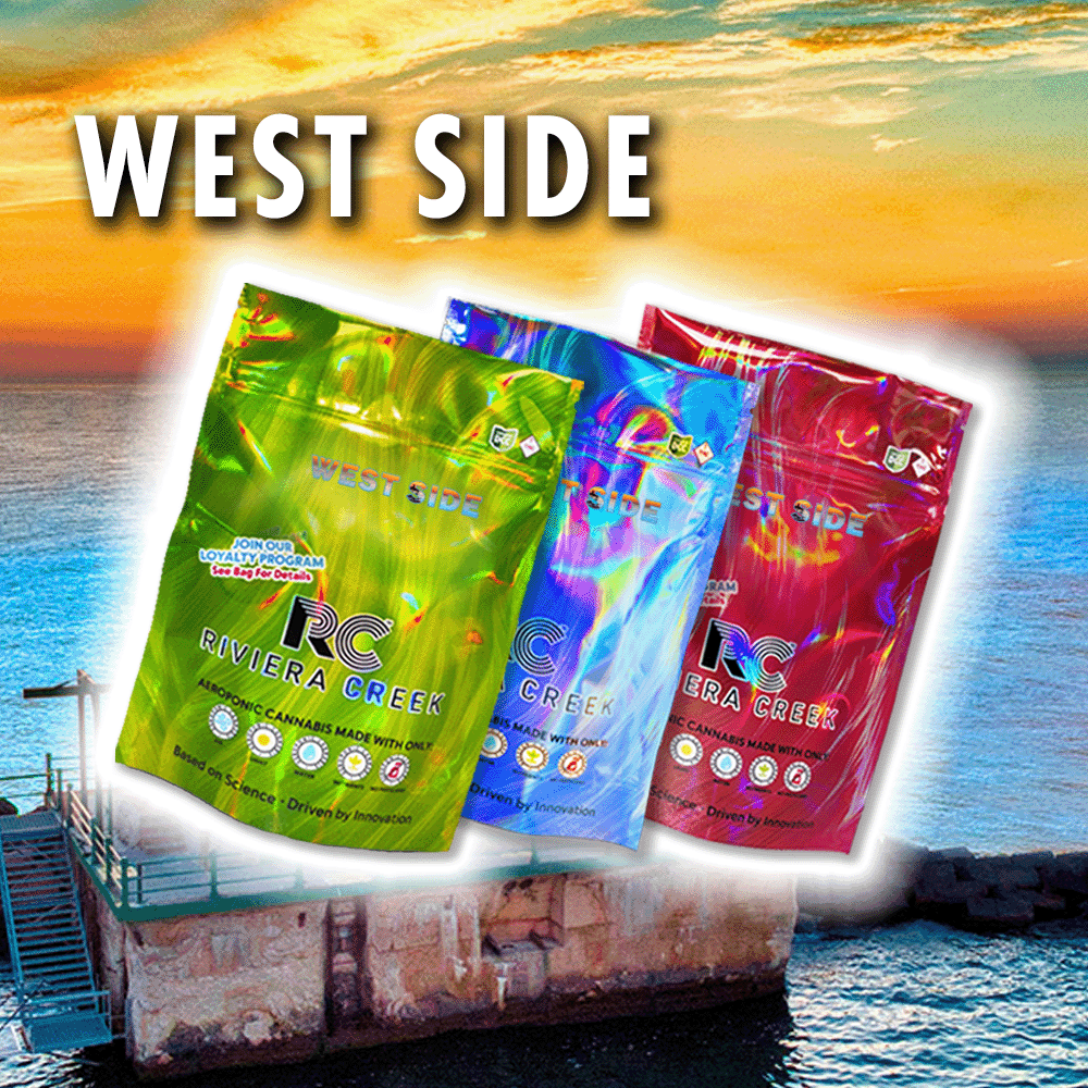 West Side Colorful Bags of Flower