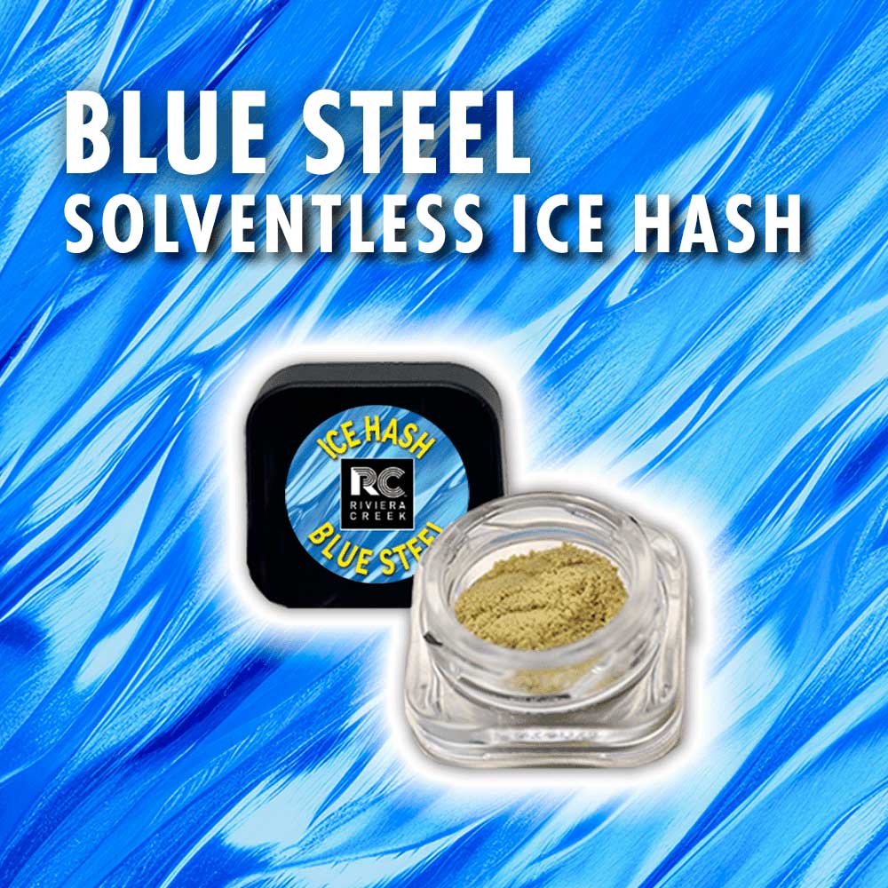 Blue Steel Solventless Ice Hash