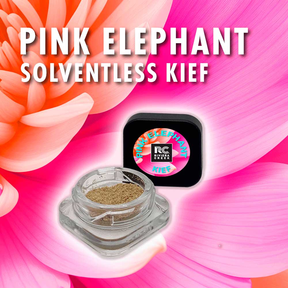 Pink Elephant Solventless Kief
