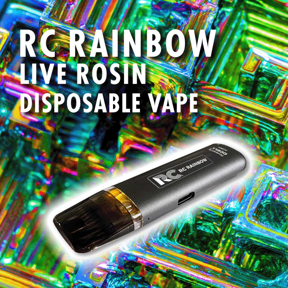 RC Rainbow Live Rosin Disposable Vape