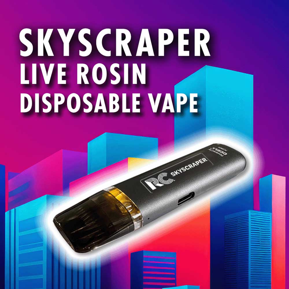 Skyscraper Live Rosin Disposable Vape
