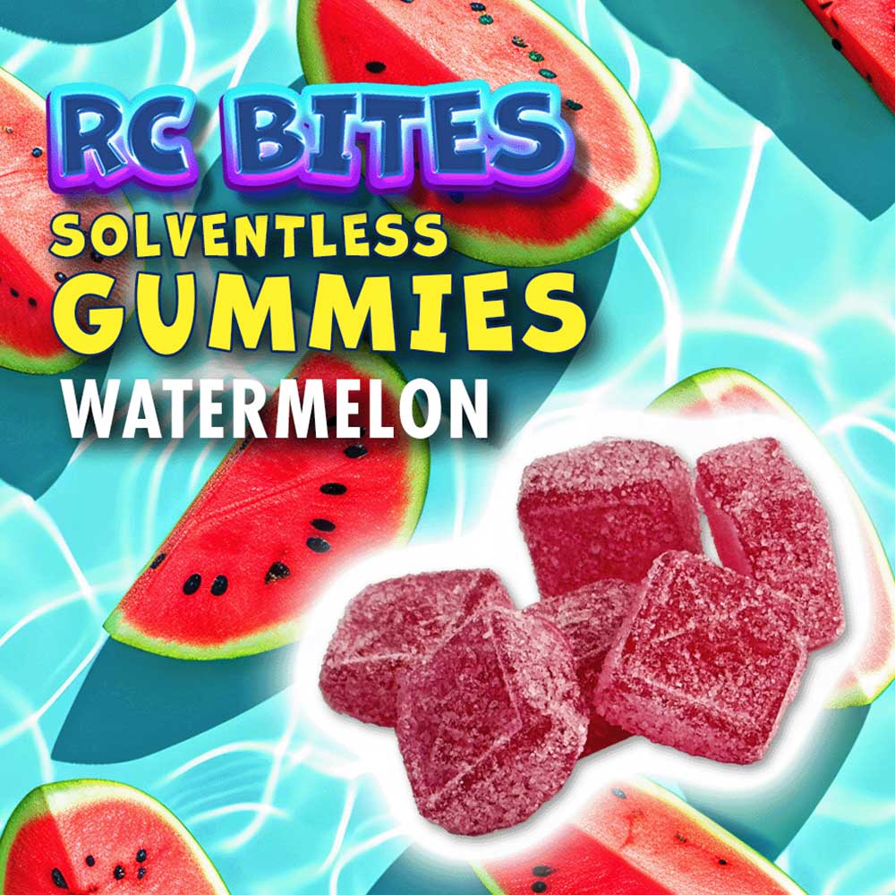RC Bites Solventless Gummies Watermelon