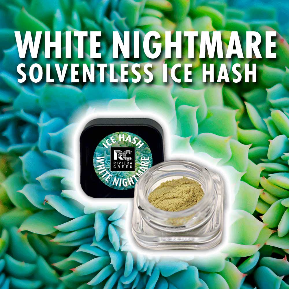 White Nightmare Solventless Ice Hash