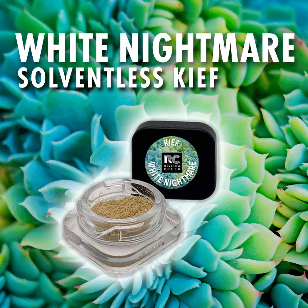 White Nightmare Solventless Kief