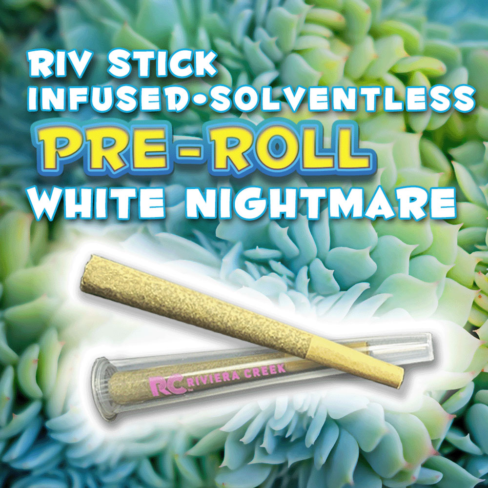Riv Stick White Nightmare Infused Solventless Pre-roll